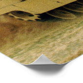 M1A1 Abrams Tank Poster (Ecke)