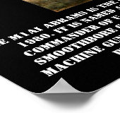 M1A1 Abrams Tank Poster (Ecke)