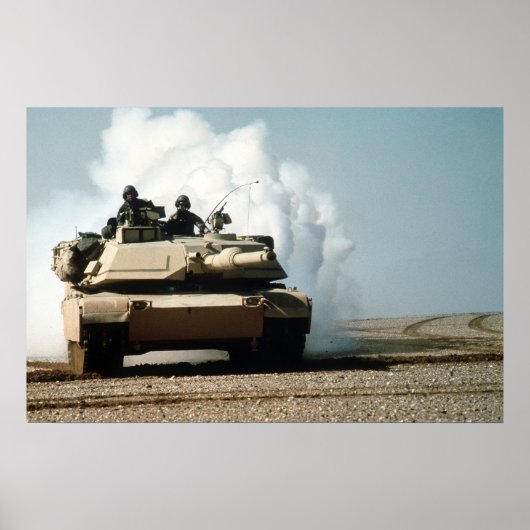 M1A1 Abrams Tank Poster (Vorne)