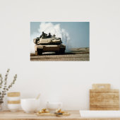 M1A1 Abrams Tank Poster (Küche)
