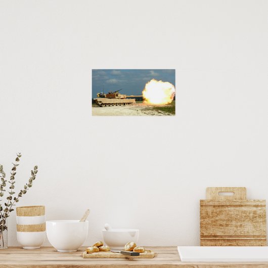 M1A2 Abrams Hauptkampftank Poster (Küche)