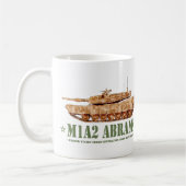 M1A2 Abrams US MBT Tank Desert Storm Veteran Kaffeetasse (Links)