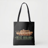 M1A2 Abrams US MBT Tank Desert Storm Veteran Tasche (Vorderseite)