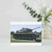 M24 Chaffee heller Behälter Postkarte (Stehend Vorderseite)