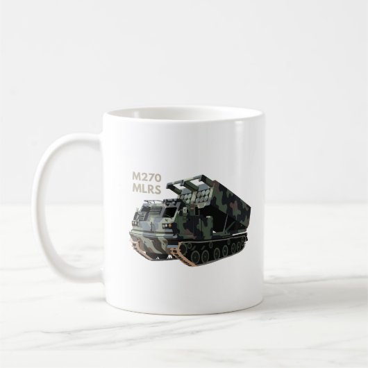 M270 Mehrfach-Startraketensystem (MLRS) Kaffeetasse (Links)