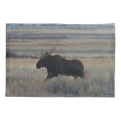 M2 Bullenmuose auf den Prärien Kissenbezug (Rückseite)