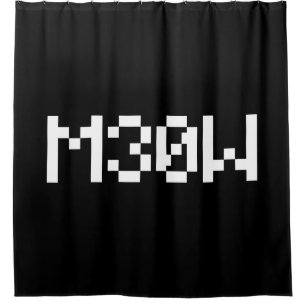 M30W [Leetspeak Animal Sounds] Duschvorhang