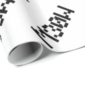 M30W [Leetspeak Animal Sounds] Geschenkpapier (Rolleneckpunkt)