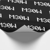 M30W [Leetspeak Animal Sounds] Geschenkpapier (Ecke)