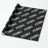 M30W [Leetspeak Animal Sounds] Geschenkpapier (Ungerollt)