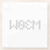 M30W [Leetspeak Animal Sounds] Glasuntersetzer (Rückseite)