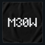 M30W [Leetspeak Animal Sounds] Halstuch<br><div class="desc">MEOW Globe Trotters ist auf die Idiosynkratie von überall auf der Welt spezialisiert. Hier finden Sie einzigartige Grußkarten,  Postkarten,  Poster,  Mousepads und mehr.</div>