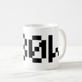 M30W [Leetspeak Animal Sounds] Kaffeetasse (VorderseiteRechts)
