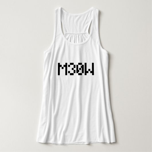 M30W [Leetspeak Animal Sounds] Tank Top (Design Vorderseite)