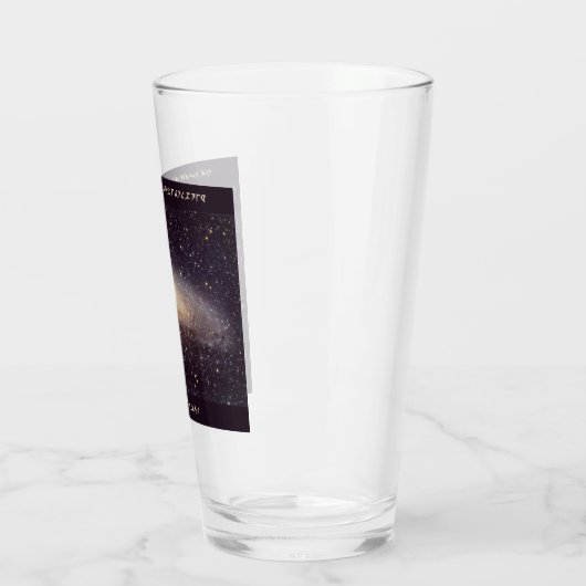 M31 Andromeda Galaxy Bierglas Glas (Links)
