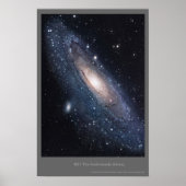 M31 Andromeda Galaxy Poster (Vorne)