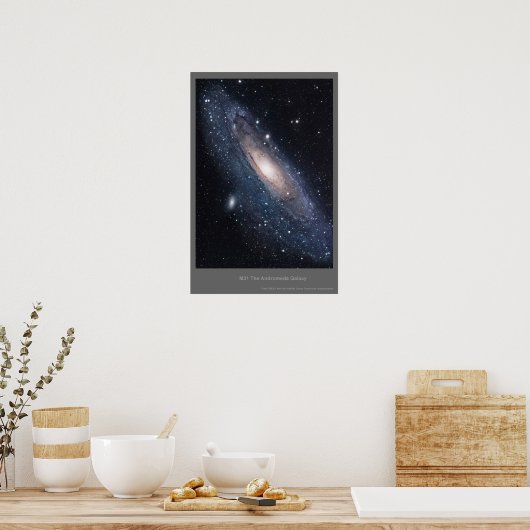 M31 Andromeda Galaxy Poster (Küche)