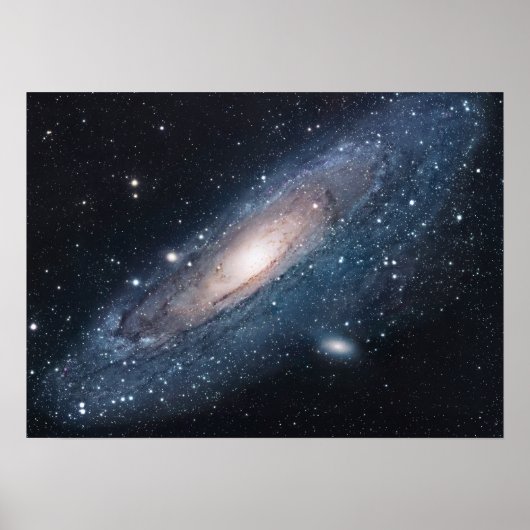 M31 Galaxy in Andromeda Poster (Vorne)