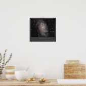 M33 Die Triangulum-Galaxie Poster (Küche)