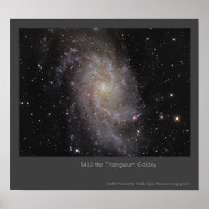 M33 Die Triangulum-Galaxie Poster