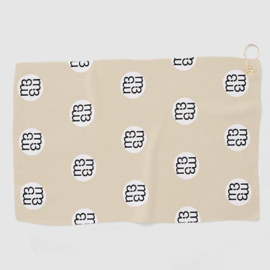m3 Golfhandtuch | m3galleryStudio (Horizontal)