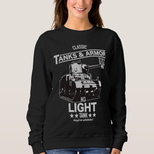 M3 Leichter Panzer Sweatshirt (Vorderseite)