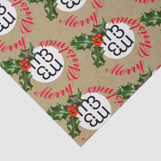 m3 Weihnachtsgeschenkpapier Seidenpapier (Ausschnitt)