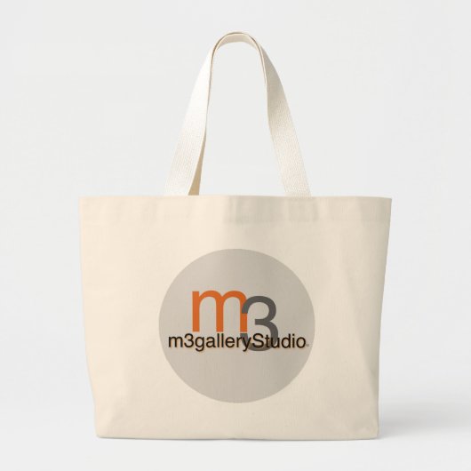 m3galleryStudio-Jumbo-Tasche | m3galleryStudio Jumbo Stoffbeutel (Vorne)