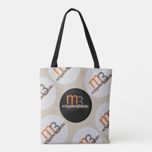 m3galleryStudio Tote-Tasche | m3galleryStudio Tasche (Rückseite)