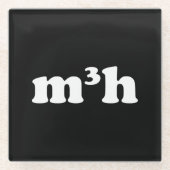 m3h glasuntersetzer (Vorderseite)