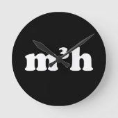m3h runde wanduhr (Vorderseite)