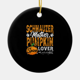 M3SSS Miniatur Schnauzer Dogengeschenk Halloween F Keramik Ornament