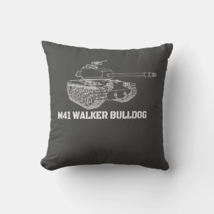 M41 Walker Bulldog American Light Army Tank Gift Kissen