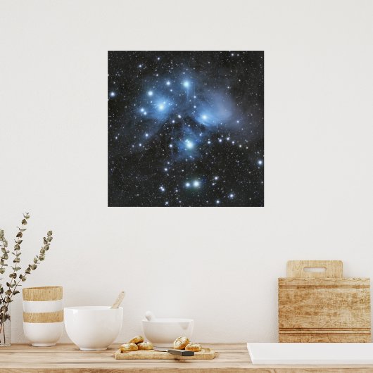 M45 Pleaides-Cluster Poster (Küche)