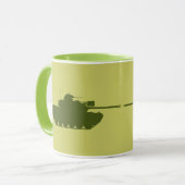 M48A3 Patton Silhouette-Tasse Tasse (Vorderseite Links)