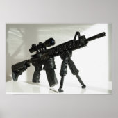 M4 auf Bipod Poster (Vorne)