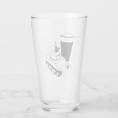 M4 Pint-Glas Glas (Rückseite)