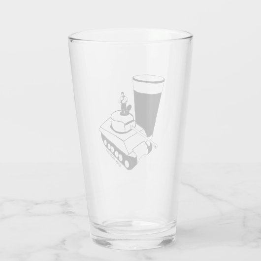 M4 Pint-Glas Glas (Rückseite)