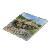 M4 SHERMAN TANK FLIESE (Seite)