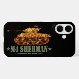 M4 Sherman Weltkrieg Zweiter Amerikanischer Mittel iPhone 16 Hülle