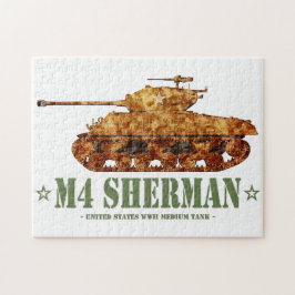M4 Sherman Weltkrieg Zweiter Amerikanischer Mittel Puzzle