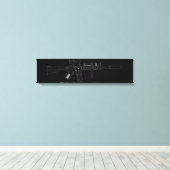 M4 SOPMOD Black Leinwanddruck (Insitu (Holzboden))