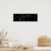 M4 SOPMOD Black Poster (Küche)