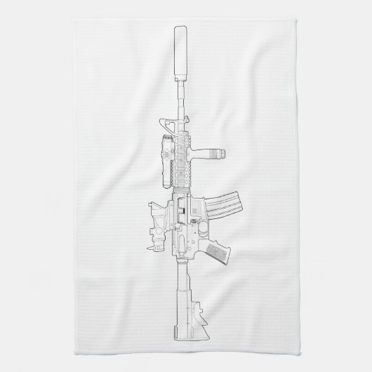M4 SOPMOD Geschirrtuch (Vertikal)