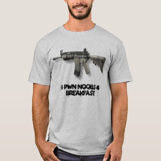 M4A1, FRÜHSTÜCK I PWN NOOBS 4 T-Shirt (Vorderseite)