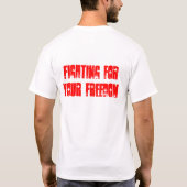 m4a1, KÄMPFUNG FÜR IHRE FREIHEIT T-Shirt (Rückseite)