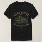 M4A3E8 "Easy-Eight" Sherman WW2 Tank T - Shirt (Design vorne)