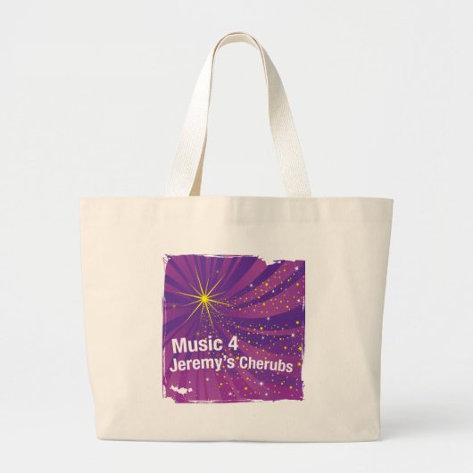 M4JC Logotasche Jumbo Stoffbeutel (Vorne)