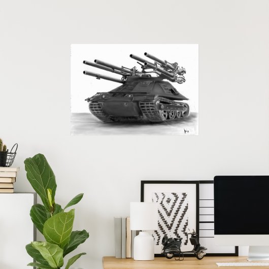 M50 Tankbild Ontos Poster (Heimbüro)
