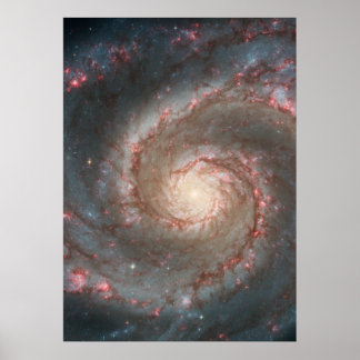 M51 Kolossal Poster - Whirlpool Spiralgalaxie